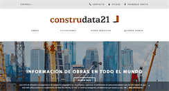 Desktop Screenshot of construdata21.com