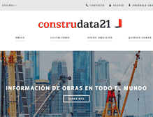 Tablet Screenshot of construdata21.com